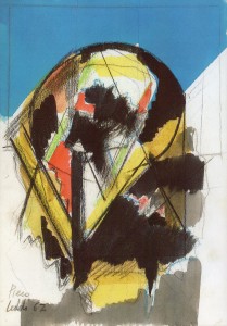 Energia, 1967, tempera su carta, 23x17 cm