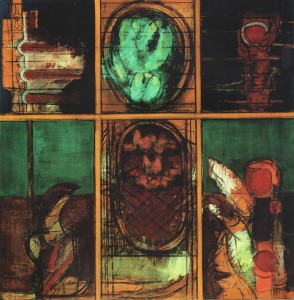 27. Nascita, 1964, tempera su tela, 95x95 cm