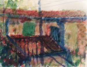 5. Mulino, 1958, acquarello su carta