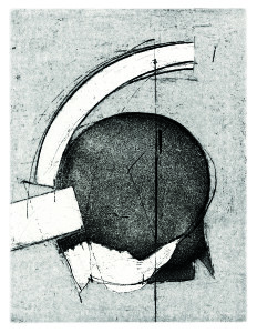  Testa torsione, 1968, acquaforte acquatinta, 34x32 cm