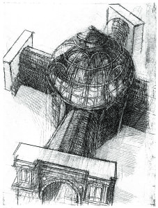 Galleria, 2002, acquaforte, 36x26 cm