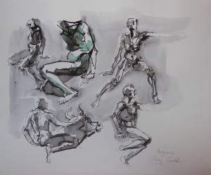 Magrassi, 2007, inchiostro su carta, 33x41 cm